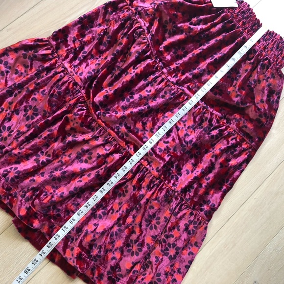 NWT Anthropologie The Somerset Maxi Skirt Nina Pace Velvet Edition Size XXS - Picture 5 of 8